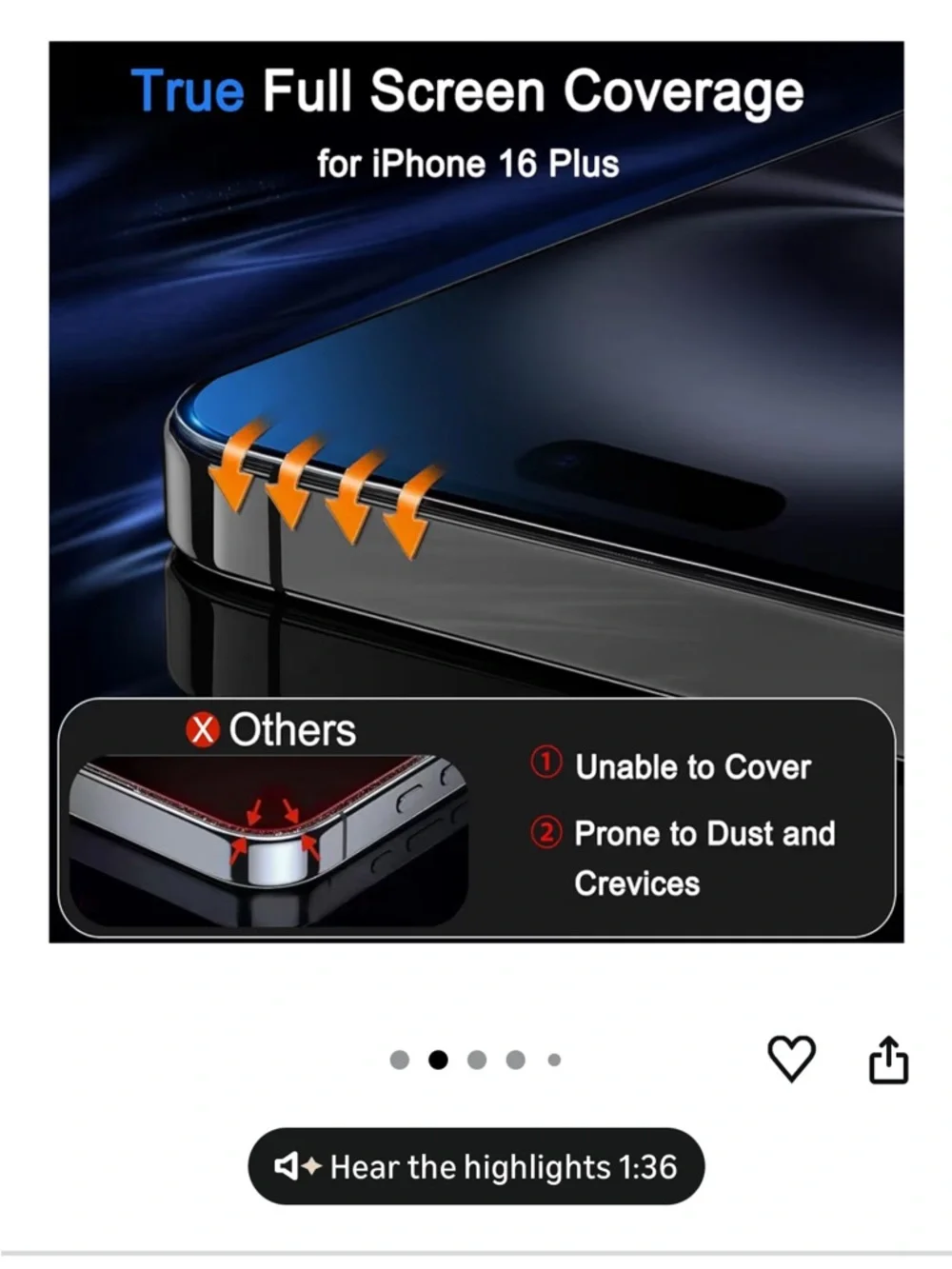 Tempered Glass Screen Protector Kit for Cell Phones